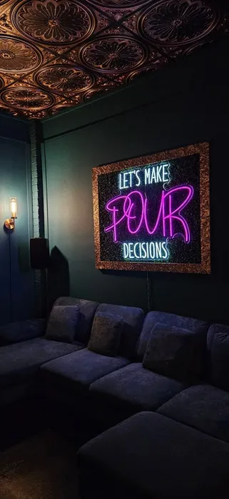 NeonSignsNow.co.uk - Let's Make Pour Decisions Neon Signs