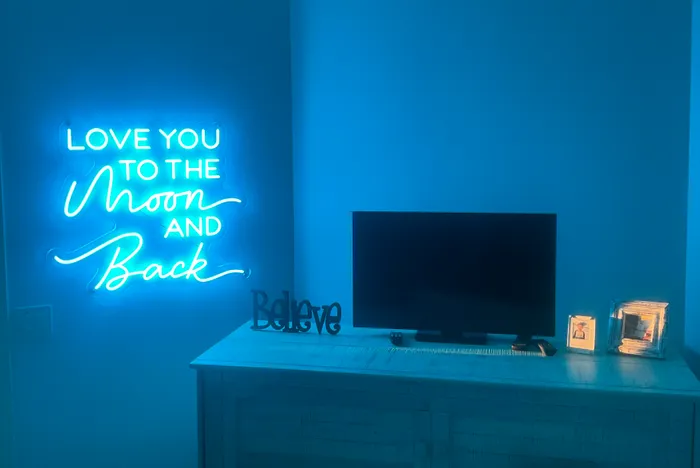 NeonSignsNow.co.uk - I Love You To The Moon And Back Neon Sign