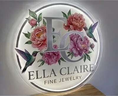 Metal sticker+UV Printing - Neon Signs Now - UK