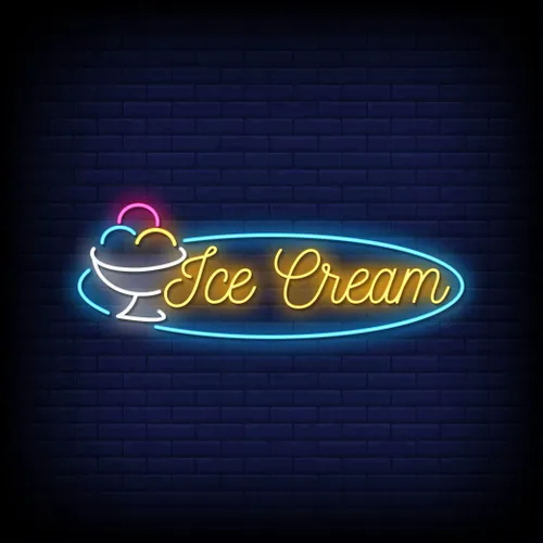 Ice Cream Shop Neon Sign - Neon Signs Now - UK