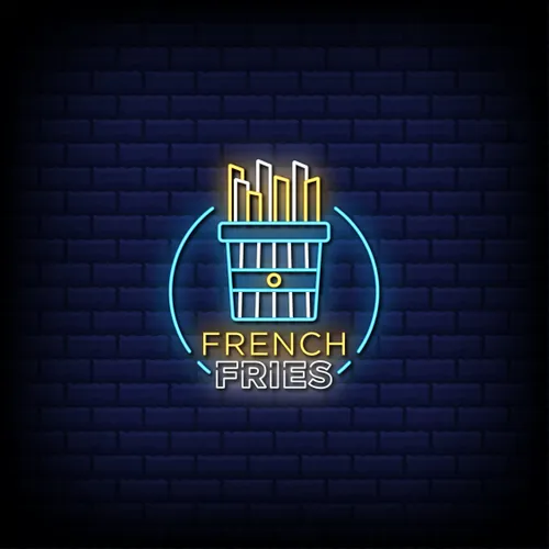 French Fries Shop Neon Sign - Neon Signs Now - UK