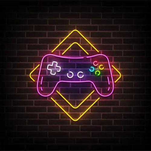 Gamer Joystick Neon Sign - Neon Signs Now - UK