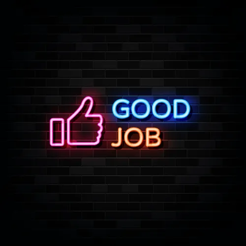 Good Job Neon Sign - Neon Signs Now - UK