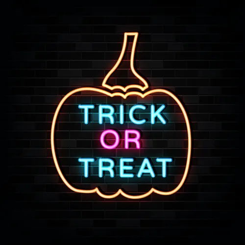 Pumpin Trick or Treat Neon Sign - Neon Signs Now - UK