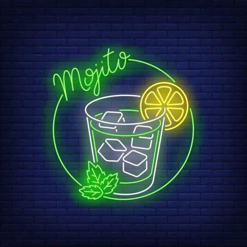 Mojito Drink Neon Sign - Neon Signs Now - UK