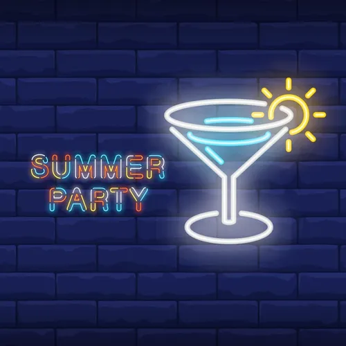Summer Party Neon Sign - Neon Signs Now - UK