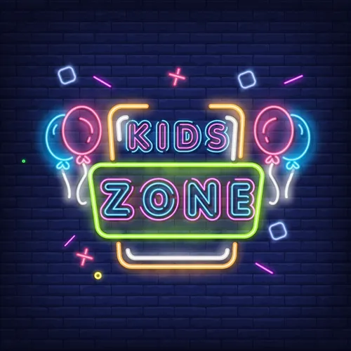 Funky Kids Zone Neon Sign