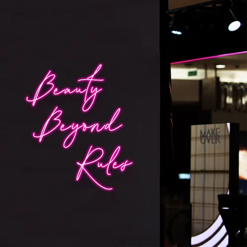 Beauty Beyond Rules Neon Sign - Neon Signs Now - UK