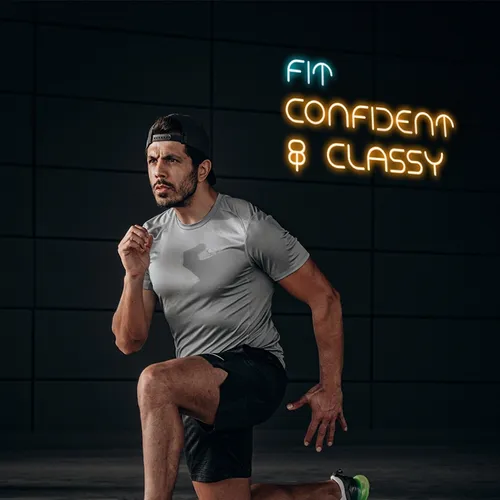Fit Confident Classy Neon Sign - Neon Signs Now - UK