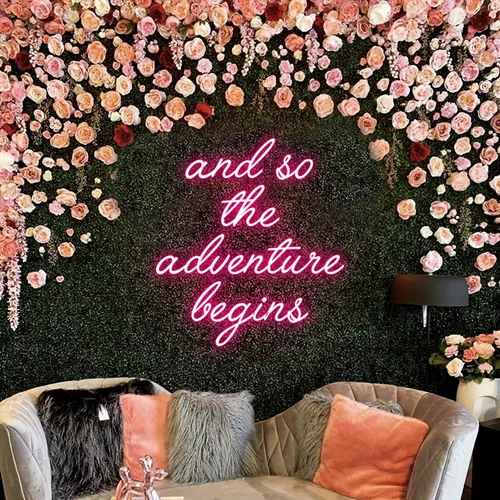 And So The Adventure Begins Neon Sign - Neon Signs Now - UK