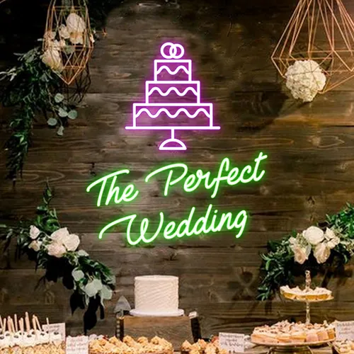 The Perfect Wedding Neon Sign - Neon Signs Now - UK