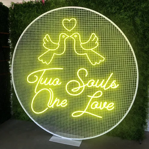 Two Souls One Love Neon Sign - Neon Signs Now - UK