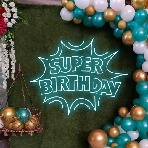 Super Birthday Neon Sign - Neon Signs Now - UK