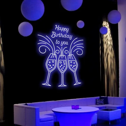 Cocktail Birthday Party Neon Sign - Neon Signs Now - UK