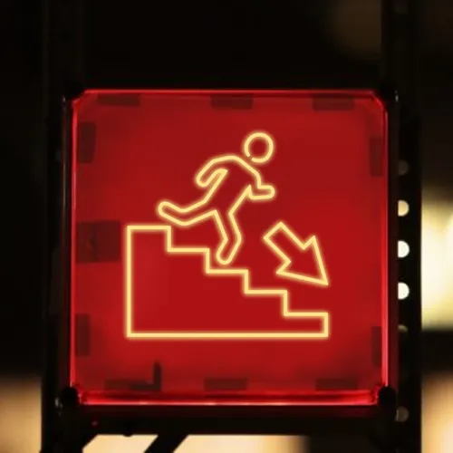 Emergency Exit Neon Sign - Neon Signs Now - UK