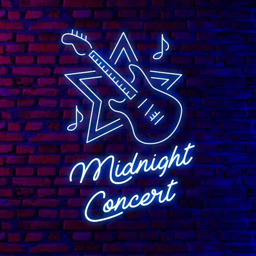 Midnight Concert Neon Sign - Neon Signs Now - UK