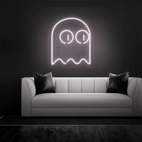 Ghost Neon Sign - Neon Signs Now - UK