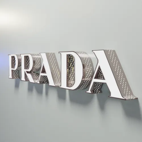 Frontlit Sign With Punch Holes - Neon Signs Now - UK