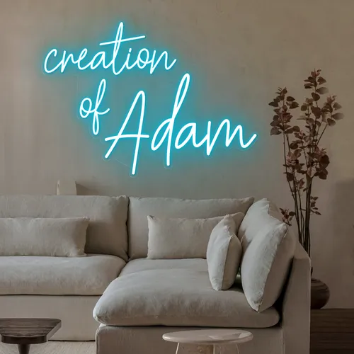 Creation Of Adam Neon Sign - Neon Signs Now - UK