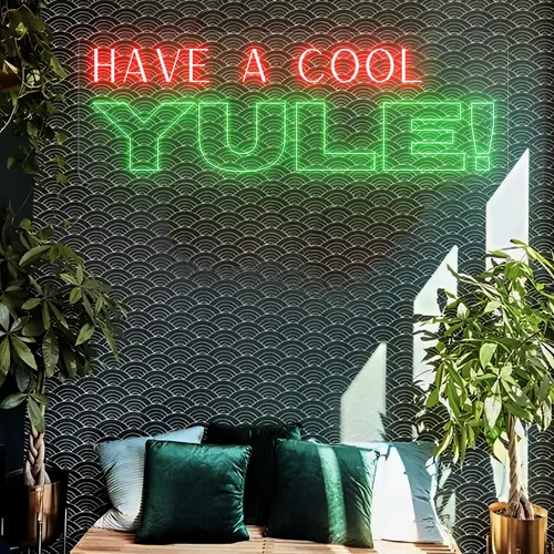 Have a Cool Yule! Neon Sign - Neon Signs Now - UK