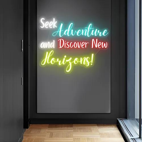 Seek Adventure Neon Sign - Neon Signs Now - UK