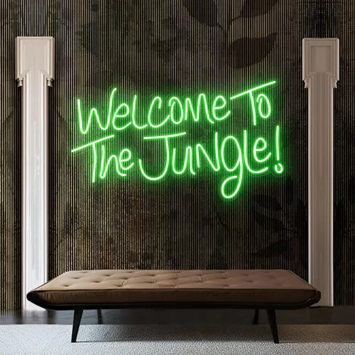 Welcome To The Jungle LED Neon Sign - Neon Signs Now - UK