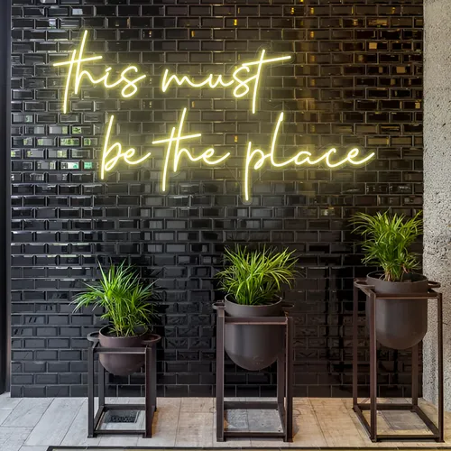 This Must Be The Place LED Neon Sign - Neon Signs Now - UK