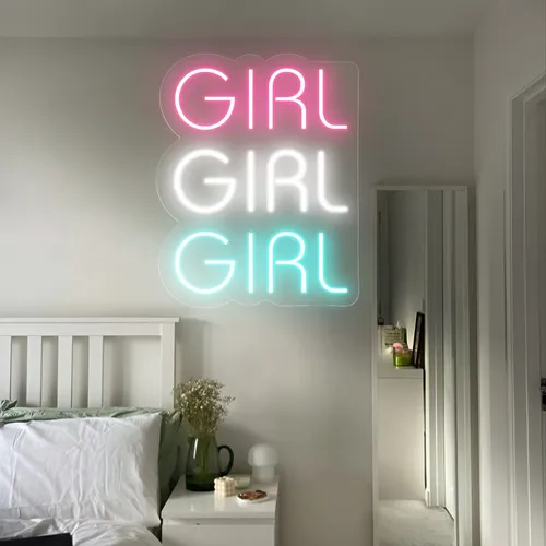 Girls Girls Girls Neon Sign - Neon Signs Now - UK