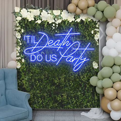 Til Death Do Us Party Neon Sign - Neon Signs Now - UK