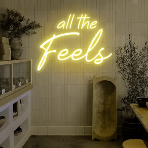 All The Feels Neon Sign - Neon Signs Now - UK