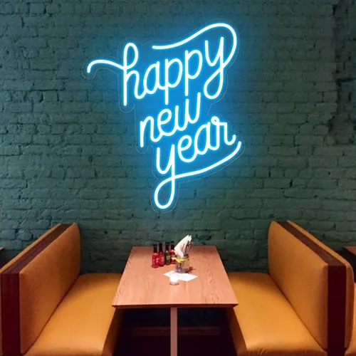 Happy New Year Neon Sign - Neon Signs Now - UK