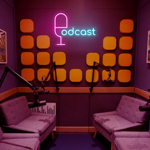 Cool Podcast Neon Sign - Neon Signs Now - UK