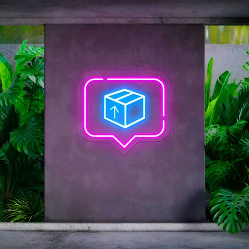 Box Drop Off Neon Sign - Neon Signs Now - UK