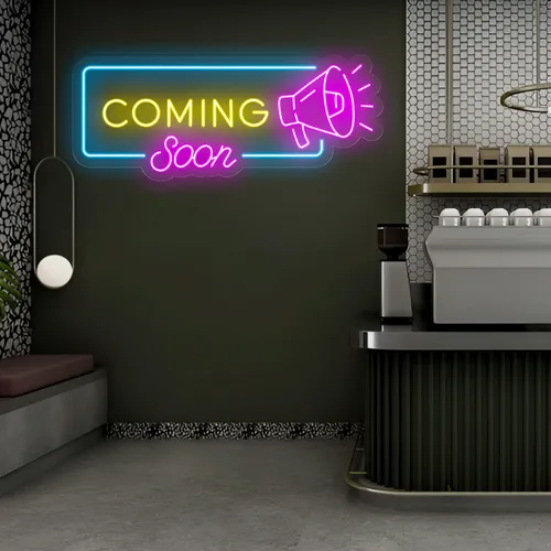 Coming Soon Neon Sign - Neon Signs Now - UK