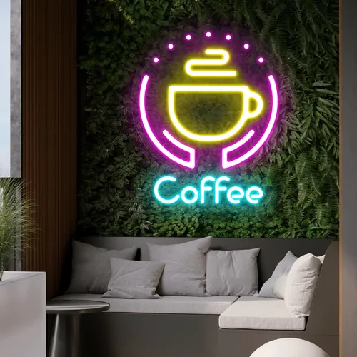Captivating Coffee Neon Sign - Neon Signs Now - UK