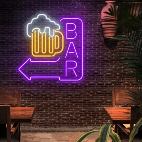 Beer Jug Bar Neon Sign - Neon Signs Now - UK