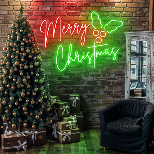 The Merry Christmas Neon Sign - Neon Signs Now - UK