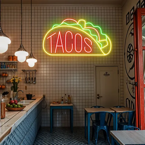 Neon Taco Sign - Neon Signs Now - UK