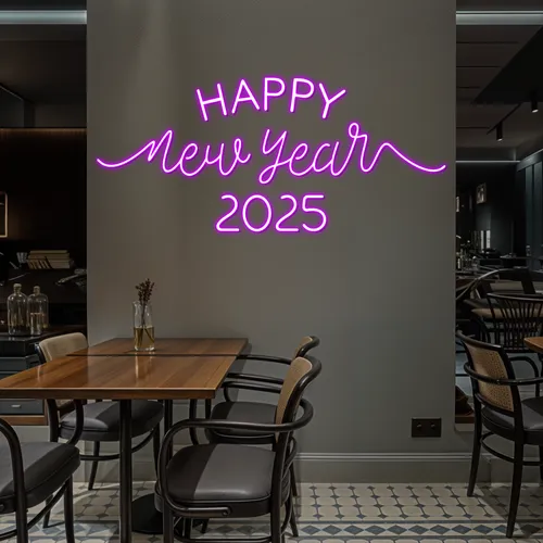 Happy New Year 2024 Neon Sign - Neon Signs Now - UK