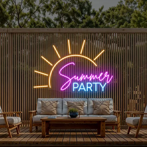 Cool Summer Party Neon Sign - Neon Signs Now - UK