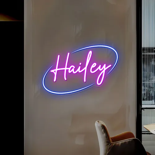 Hailey Neon Sign - Neon Signs Now - UK