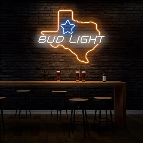 Old West Bud Light Neon Sign - Neon Signs Now - UK