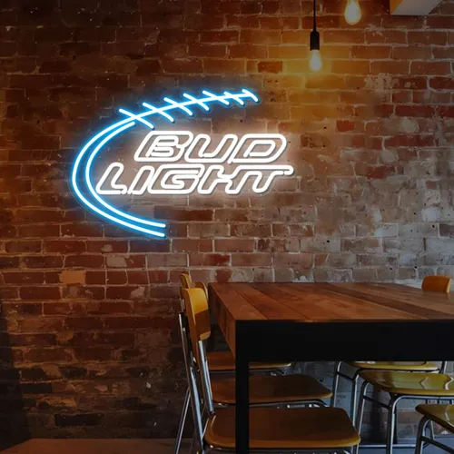 Football Bud Light Neon Sign - Neon Signs Now - UK