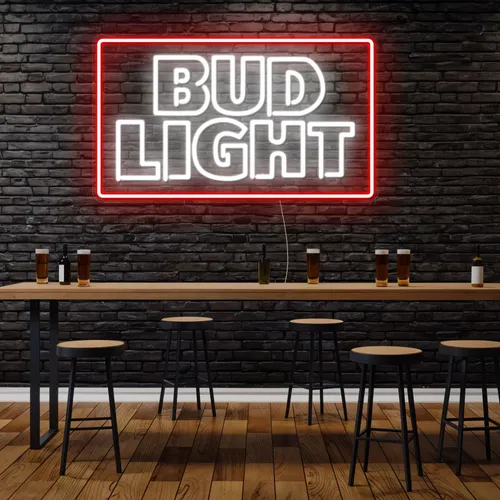 Simple Bud Light Neon Sign - Neon Signs Now - UK