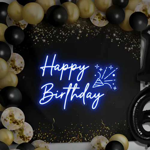 Happy Birthday Cheers Neon Sign - Neon Signs Now - UK
