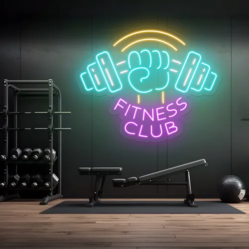 Barbell Neon Signs - Neon Signs Now - UK
