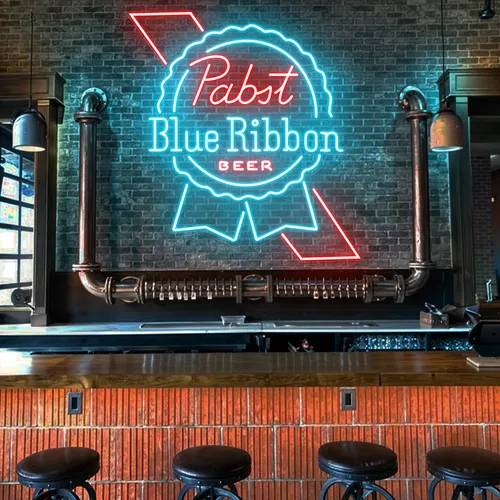 Pabst Blue Ribbon Neon Sign - Neon Signs Now - UK