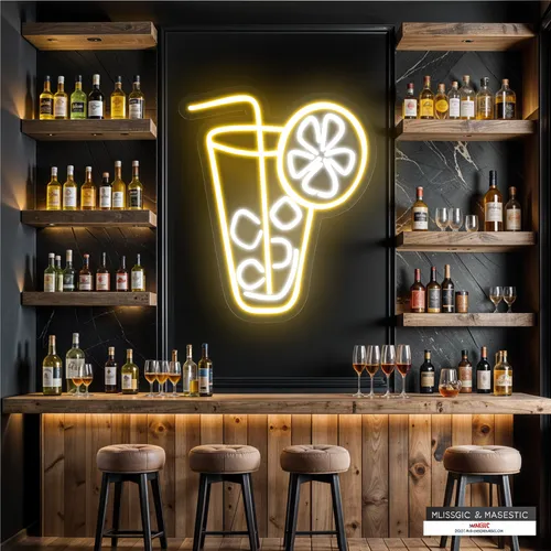 Tropical Glass Neon Sign - Neon Signs Now - UK