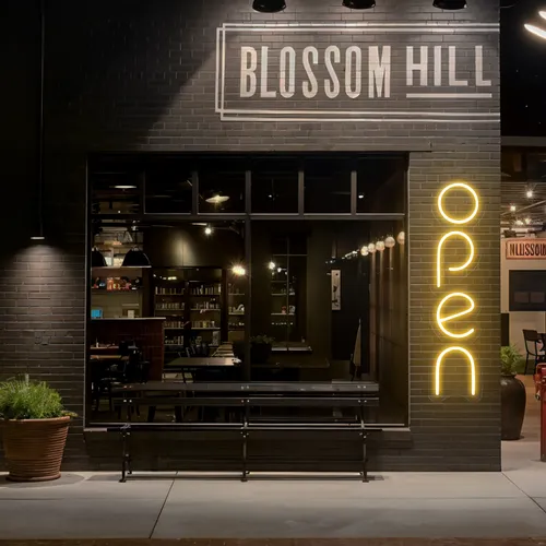 Open Vertical Neon Sign - Neon Signs Now - UK