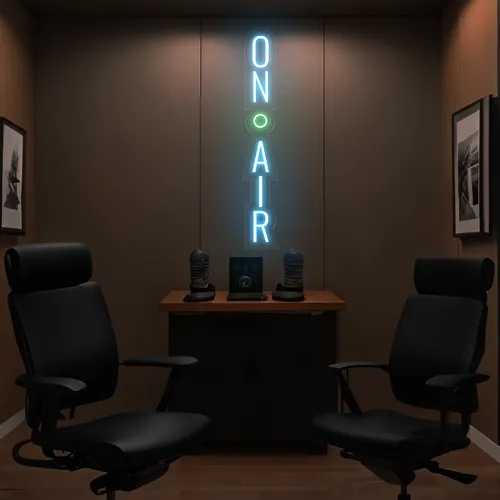 On Air Vertical Neon Sign - Neon Signs Now - UK